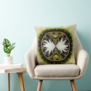 Magical mystical bright pattern cushion