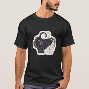 Magical Mystical Cat Couple Yin Yang 2 Ying Décor  T-Shirt