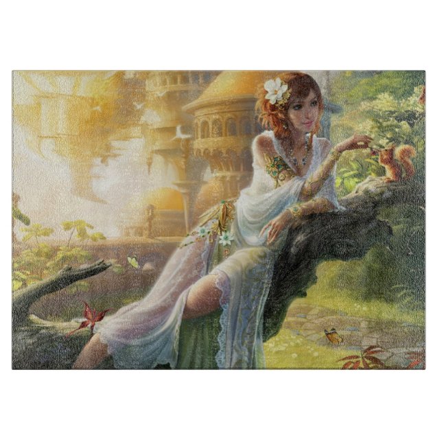 Magical & Mystical Fantasy Cutting Board (Front)