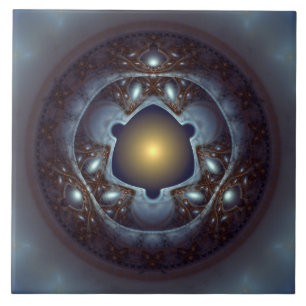 Magical mystical glossy pattern ceramic tile