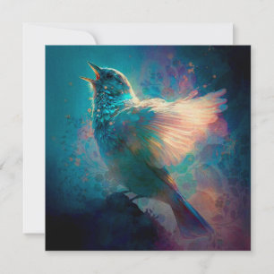 Magical Mystical Songbird Singing Its Song