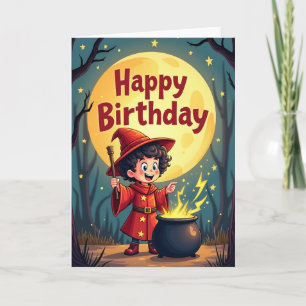 Magical Night Birthday Card