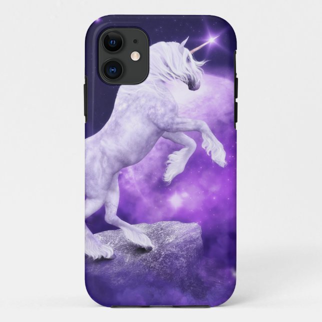 Magical Night Enchanted Unicorn Kingdom Case-Mate iPhone Case (Back)