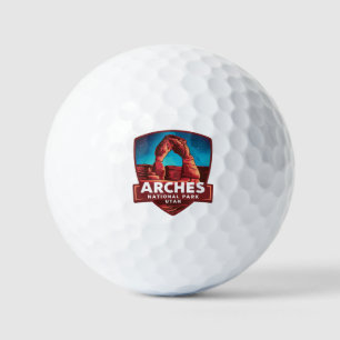 Magical Night in Arches National Park Golf Balls