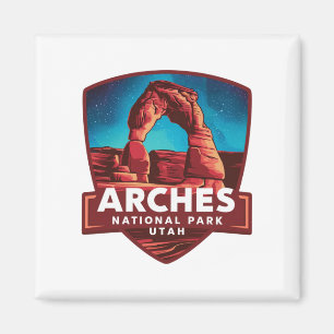 Magical Night in Arches National Park Magnet
