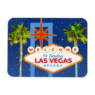 Magical Night in Las Vegas Welcome to Las Vegas Magnet