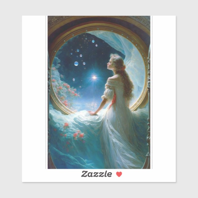 Magical Night Scene Fantasy Art (Sheet)