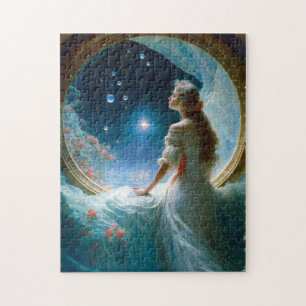 Magical Night Scene Fantasy Art Jigsaw Puzzle