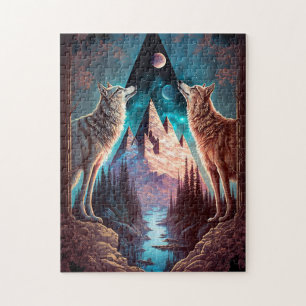 Magical Night Scene Fantasy Art Jigsaw Puzzle
