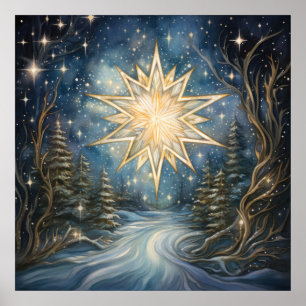 Magical North Star Poster