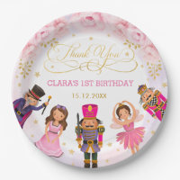 Magical Nutcracker Blush Purple Gold Floral Ballet