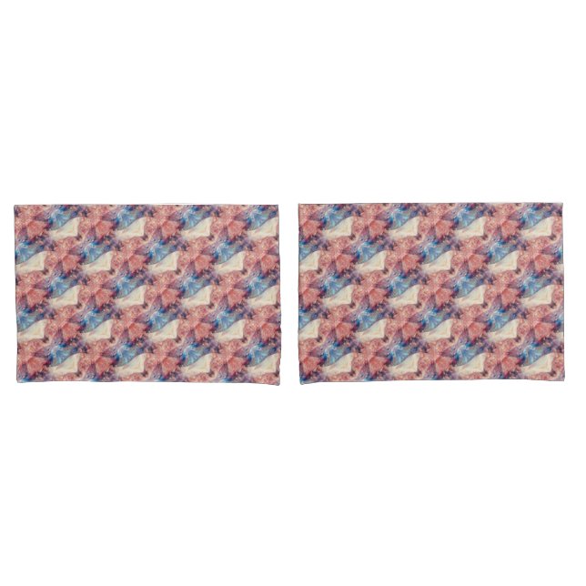 Magical Ocean Waves Abstract Pillowcase (Front-Set)