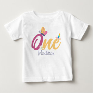 magical one baby first birthday personalized name T-Shirt