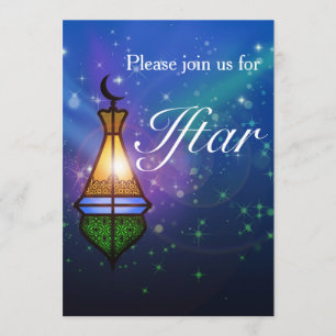 Magical Oriental Lantern - Iftar Party Invitation