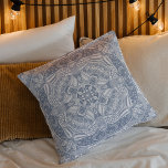 Magical Owl Mandala Cushion<br><div class="desc">This magical throw pillow, featuring original mandala artwork, is sure to add a touch of enchantment to your living space. This beautifully detailed owl pillow showcases a mesmerising mandala design, featuring hand-drawn details of feathers, stars, and, of course, majestic owls. Crafted with the utmost attention to detail, this pillow is...</div>