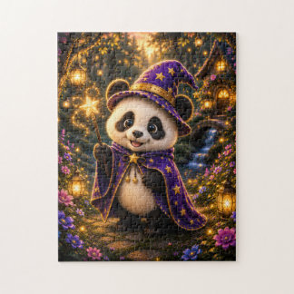 Magical Panda Wizard Jigsaw Puzzle
