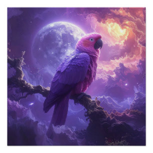 Magical Parrot Poster