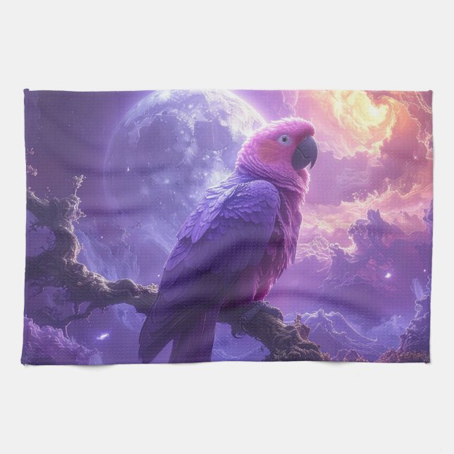 Magical Parrot Tea Towel (Horizontal)