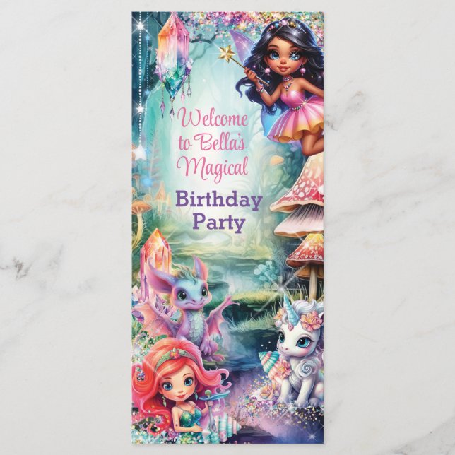 Magical Party Menu (Front)