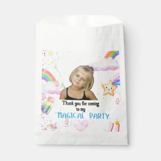 Magical Party Photo Treat Bags