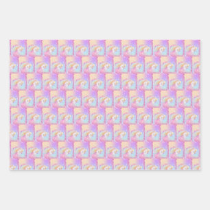 Magical Party Wrapping Paper Flat Sheet Set of 3