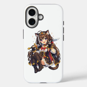 Magical Pastel Anime Girl – Cute Fantasy Design iPhone 16 Case