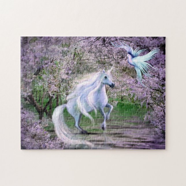 Magical pastel unicorn jigsaw puzzle (Horizontal)