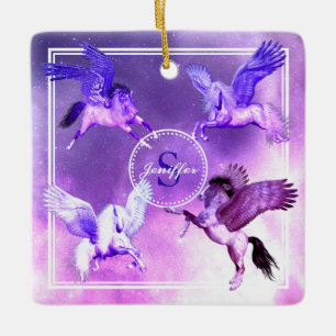 Magical Pegasus Universe. Ceramic Ornament
