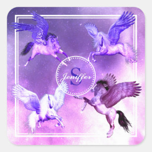 Magical Pegasus Universe.                          Square Sticker