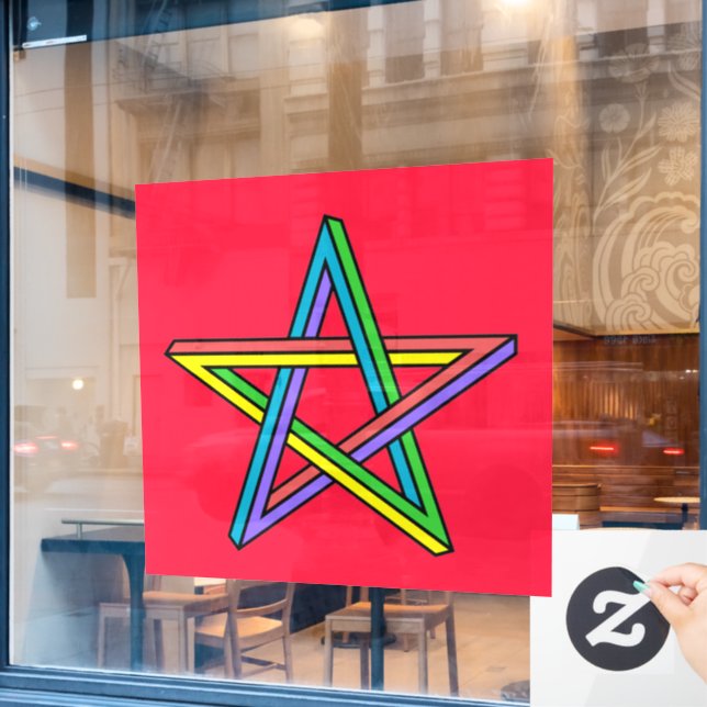 Magical Pentacle  (Cafe Window)