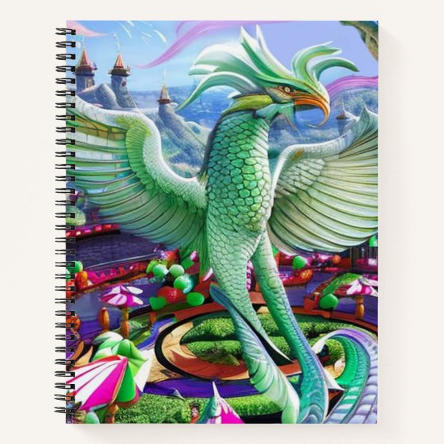 Magical Phoenix Notebook (Front)