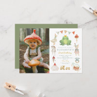 Magical  Photo Enchanted Frog  First Birthday