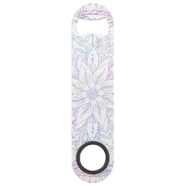 Magical Pink Blue Mandala Flower (Front)