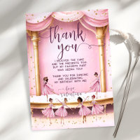 Magical Pink & Gold Ballet Stage Ballerinas Party