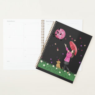 Magical Pink Watercolor Academic & Daily Planner