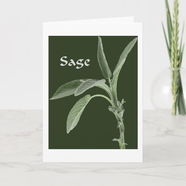 Magical Plants - Sage Card (Front)