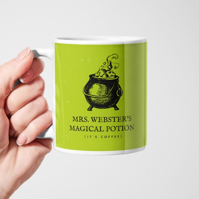 Magical potion funny Halloween green Coffee Mug (Creator Uploaded)