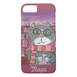 Magical Potions Academic Wizard Cat Art iPhone 8/7 Case