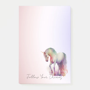 Magical Purple Blush Ombre Unicorn  Post-it Notes