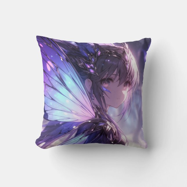 Magical purple fairy  cushion (Front)