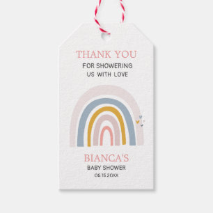 Magical Rainbow Baby Shower Thank You Gift Tags