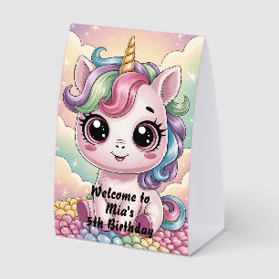 Magical Rainbow Cute Baby Unicorn Girls Birthday