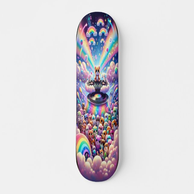 Magical Rainbow Festival Skateboard (Front)