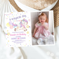 Magical Rainbow Unicorn 1st Birthday Party Photo