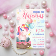Magical Rainbow Unicorn Birthday Party 