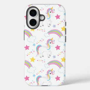 Magical Rainbow Unicorn iPhone 16 Case