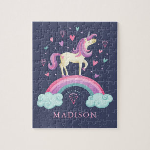 Magical Rainbow Unicorn Jigsaw Puzzle