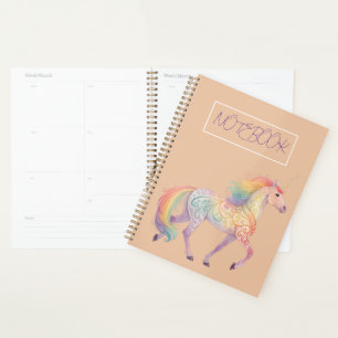 Magical Rainbow Unicorn Personalised Planner
