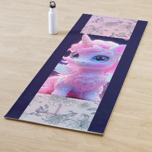 Magical Rainbow Unicorn Personalized Yoga Mat