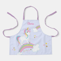 Magical Rainbow Unicorn Purple Personalised Kids